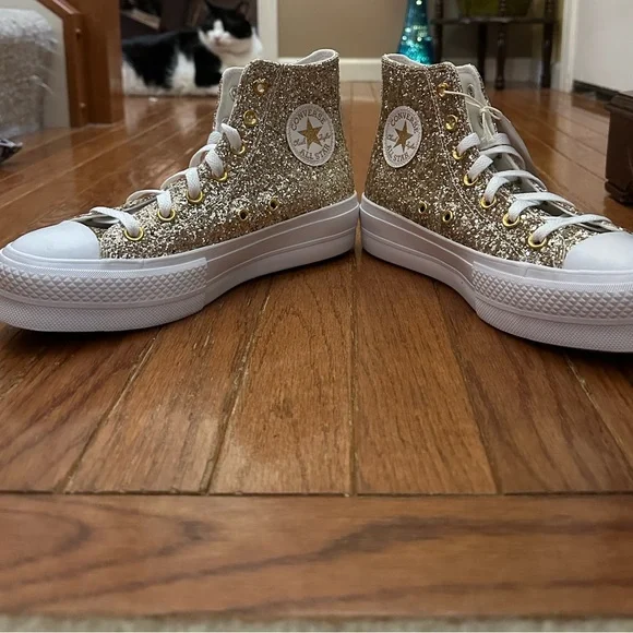 Custom Chuck Taylor All Star Lift
Platform Wedding By You NWT - Picture 2 of 6